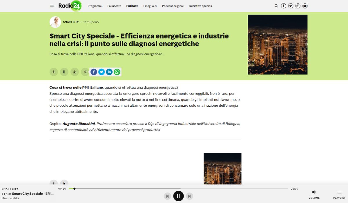 Efficienza energetica e industrie nella crisi: il punto sulle diagnosi energetiche [Podcast]