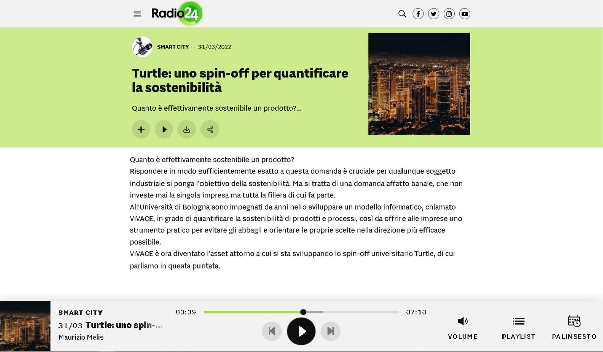 Il Turtle approda su Radio 24 [Podcast]
