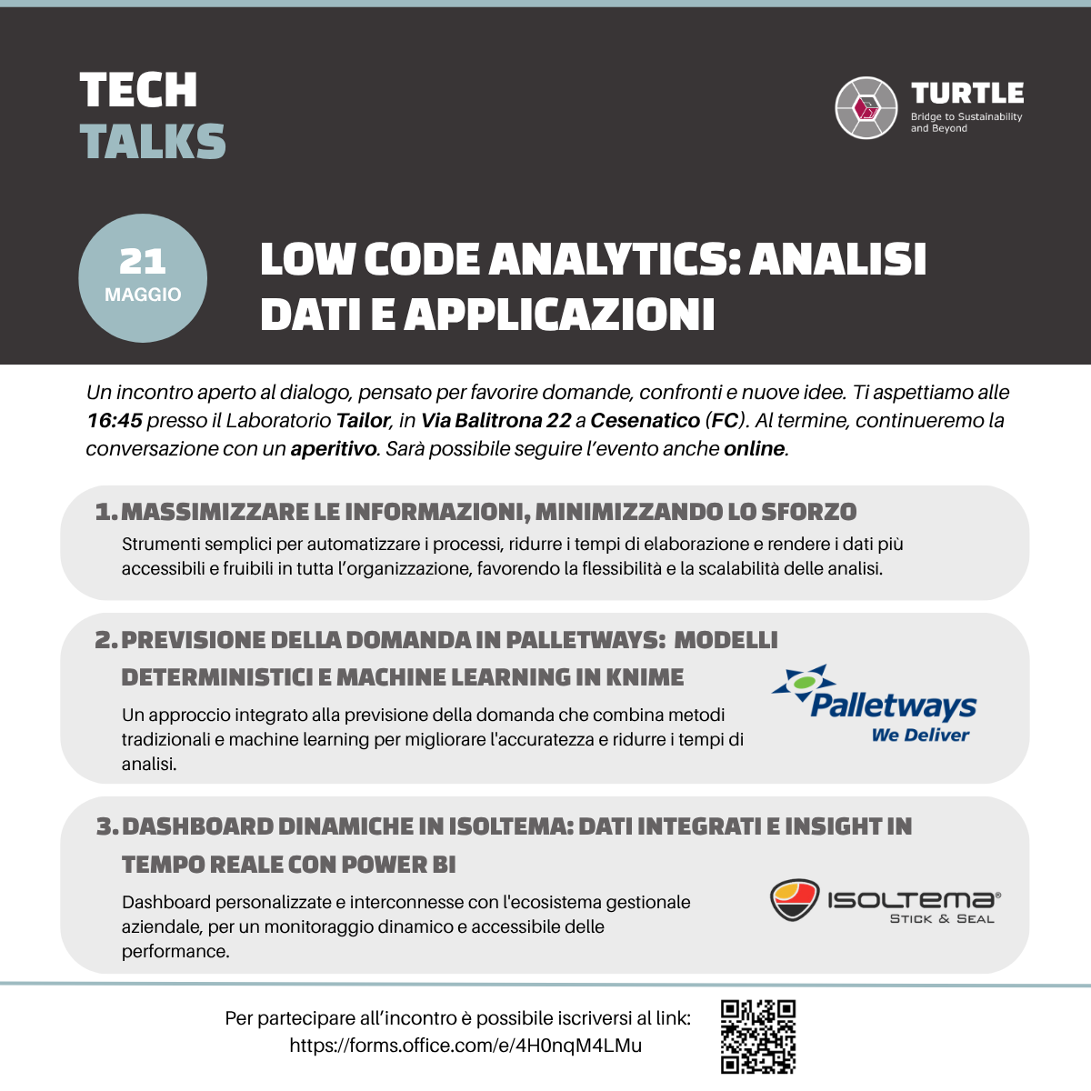 TECH TALKS - Low Code Analytics